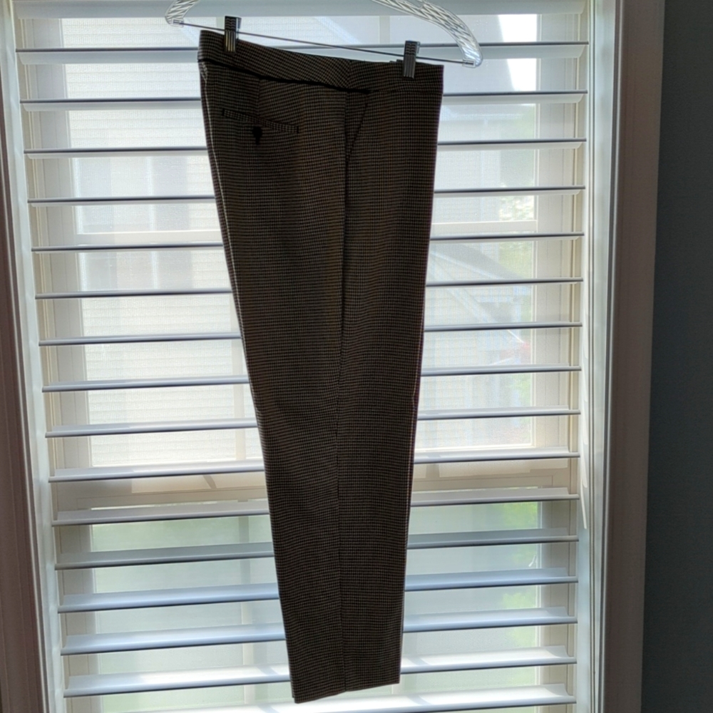 Talbots Checkered Dress Pants, Size 8 Petite -- Worn Once